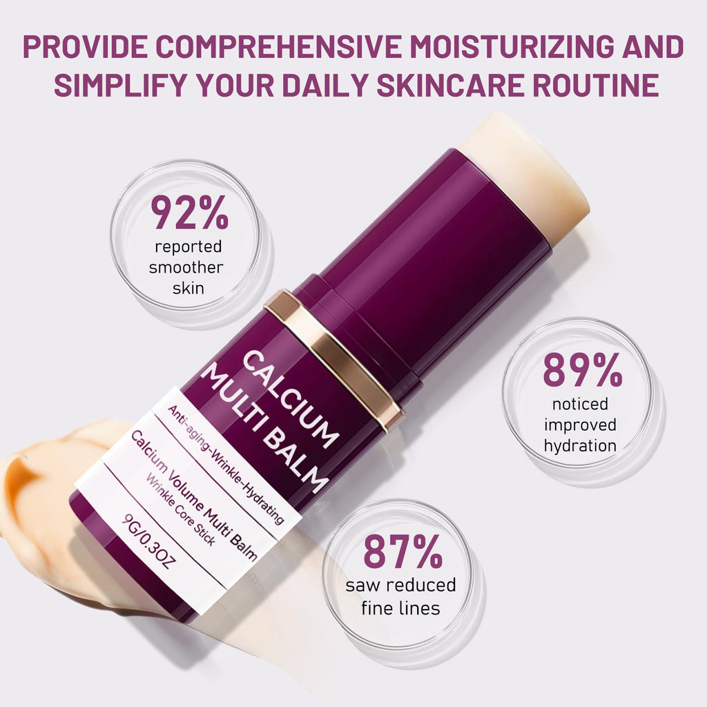 Multifunctional Collagen Firming Moisturizing Balm Stick 9g – Hydrating Face & Skin Repair Multi Balm | Anti Dryness & Skin Tightening Cream Stick