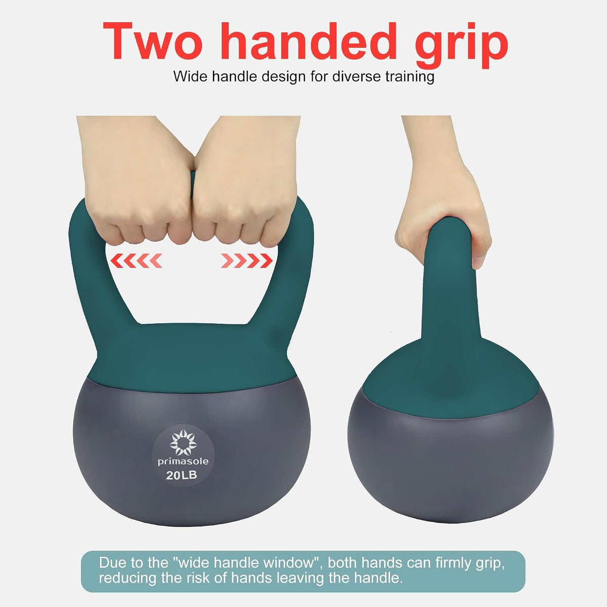 Soft Kettlebell – Neoprene Anti-Slip Grip for Home Workouts