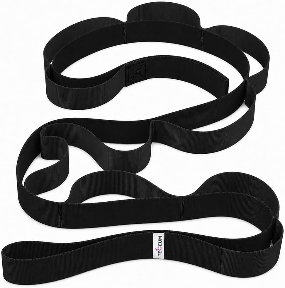 Stretching Strap with 10 Loops – Physical Therapy & Rehab Exercise