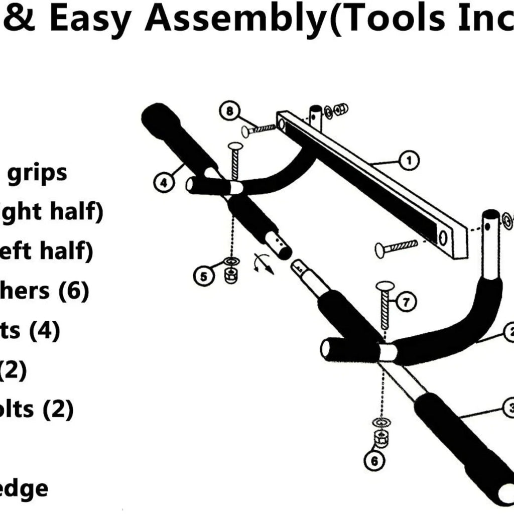 Doorway Pull-Up Bar – Multi-Function Chin-Up & Strength Trainer