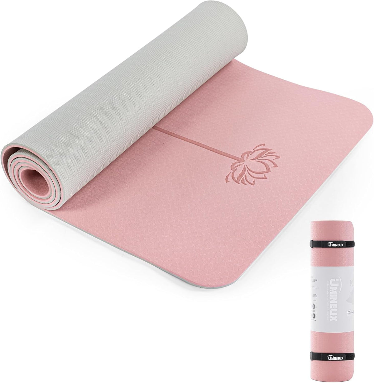 Extra-Thick TPE Yoga Mat – Non-Slip Mat with Sling & Storage Bag