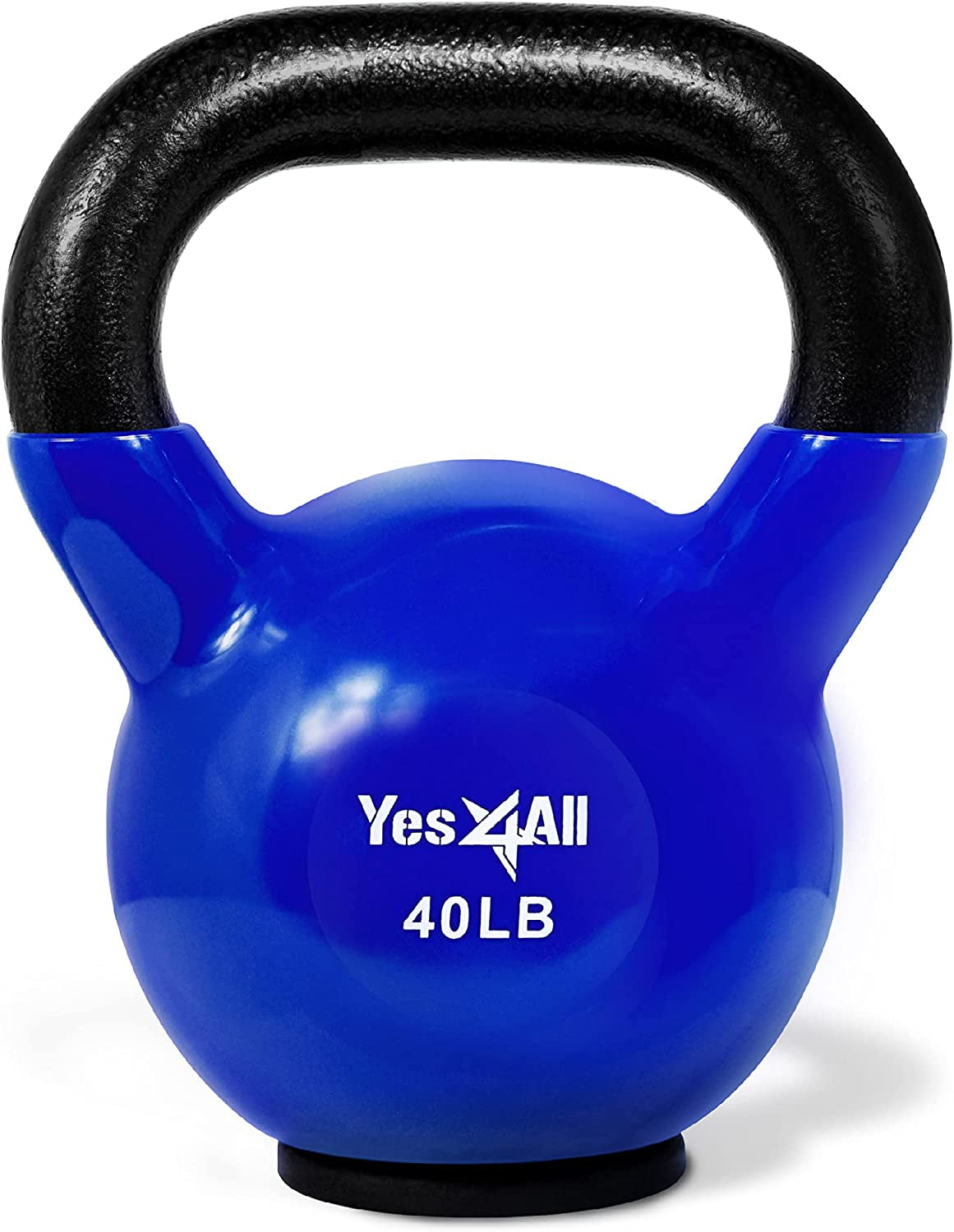 Yes4All Kettlebells with Rubber Base – 10–65LB Strength Set