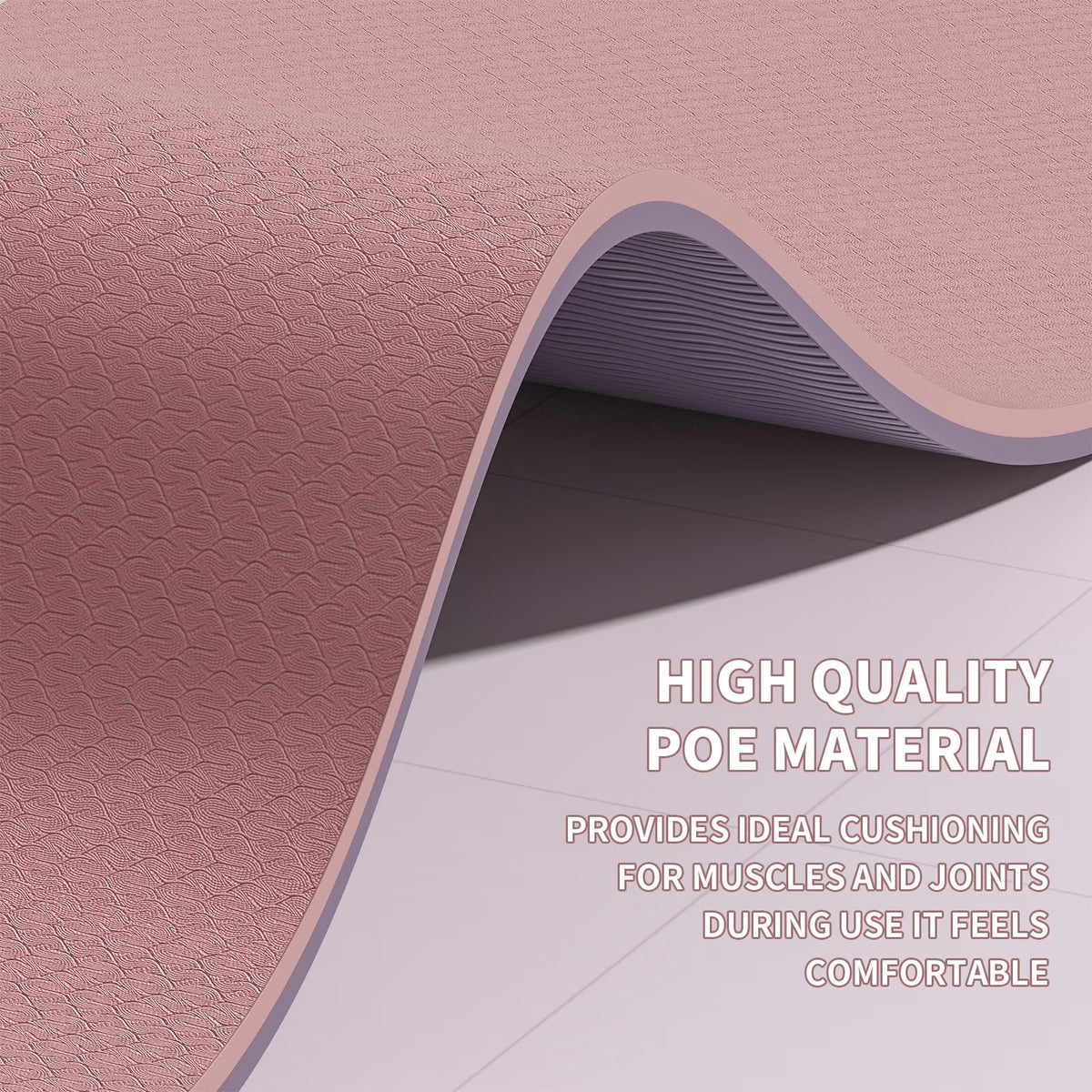 Extra-Large Yoga Mat 6×4FT – 8mm Thick Non-Slip Workout Mat