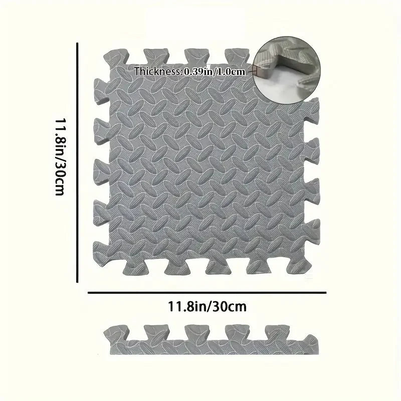 Puzzle Exercise Mat ½" – EVA Interlocking Foam Floor Tiles