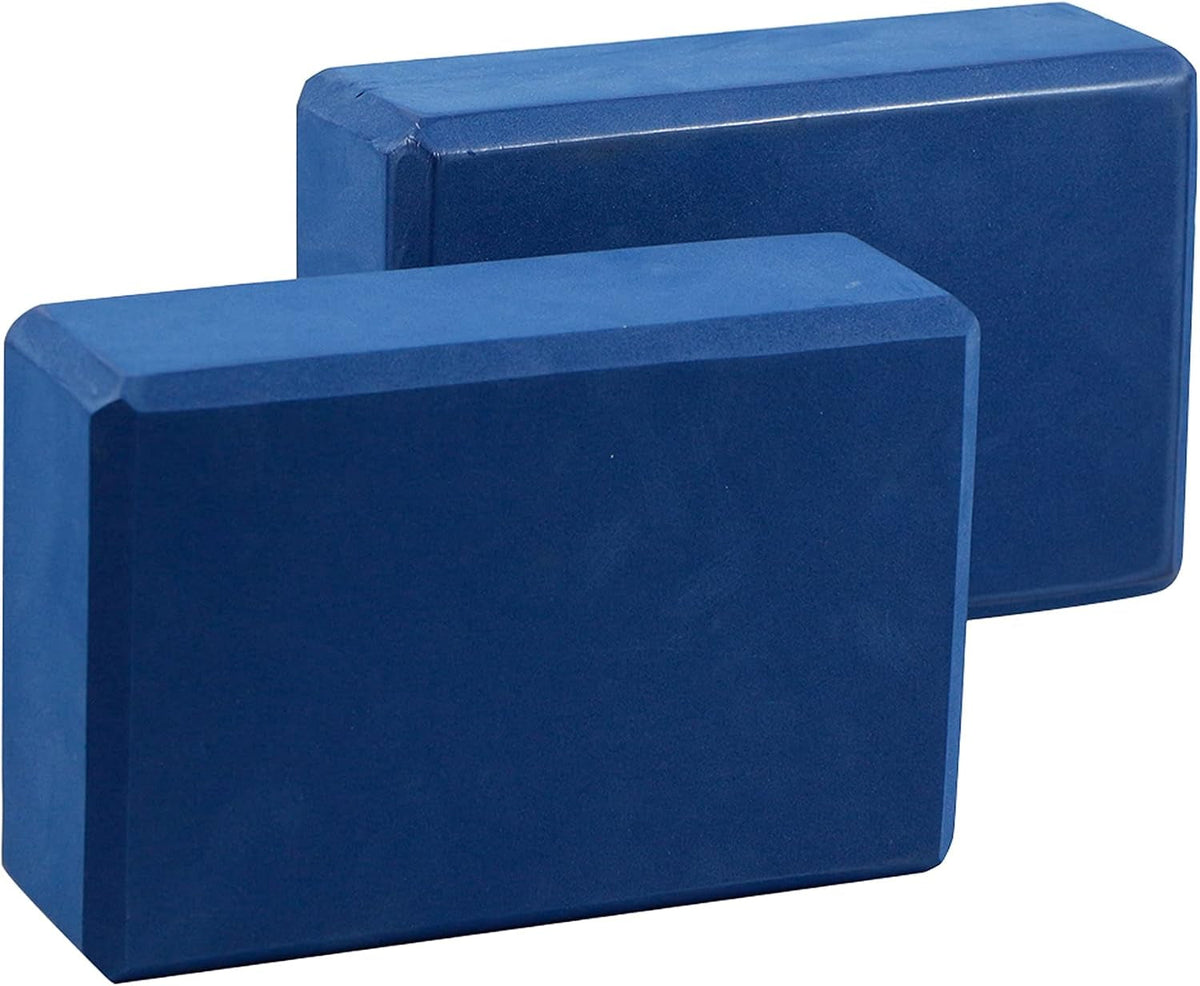 Yoga Blocks 2-Pack – Non-Slip Fitness & Pilates Blocks for Stretching
