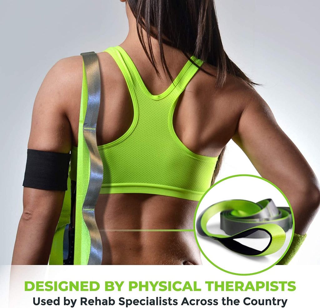 Physical Therapy Stretch Strap – 12 Loops, 1.5-Inch Wide