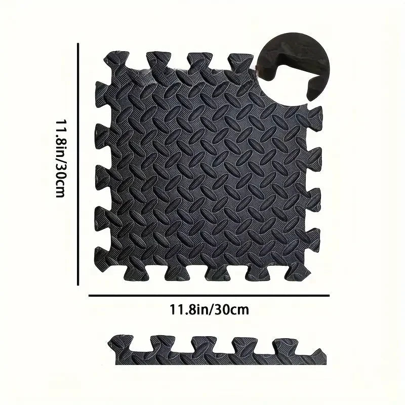 Puzzle Exercise Mat ½" – EVA Interlocking Foam Floor Tiles