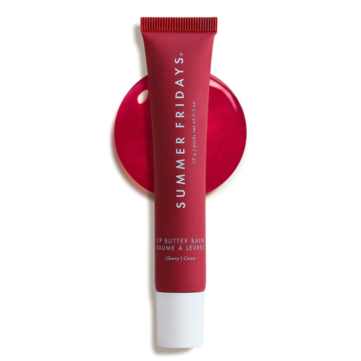 Summer Fridays Lip Butter Balm - Moisturizing Lip Gloss for Instant Shine + Sheer Color - With Nourishing Shea Butter - Everyday Makeup + Skin Care Summer Essentials - Vegan - Pink Sugar (.5 Oz)