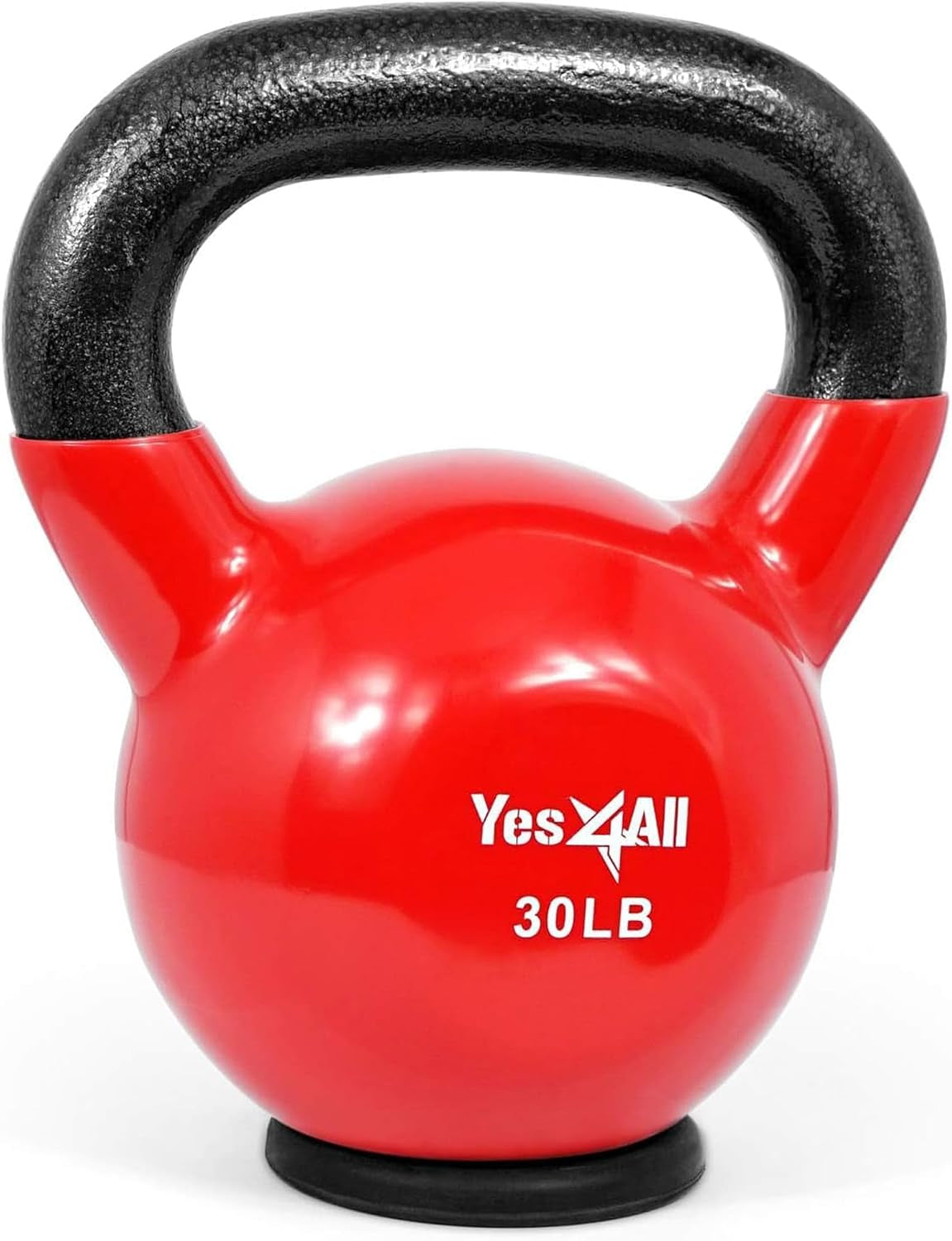 Yes4All Kettlebells with Rubber Base – 10–65LB Strength Set