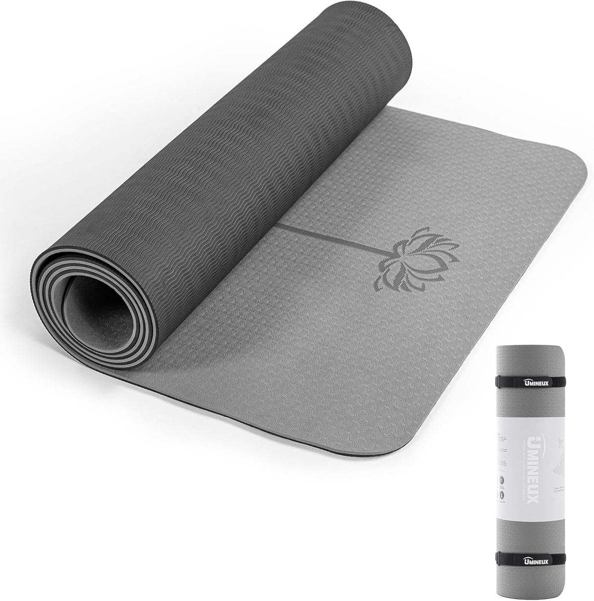 Extra-Thick TPE Yoga Mat – Non-Slip Mat with Sling & Storage Bag
