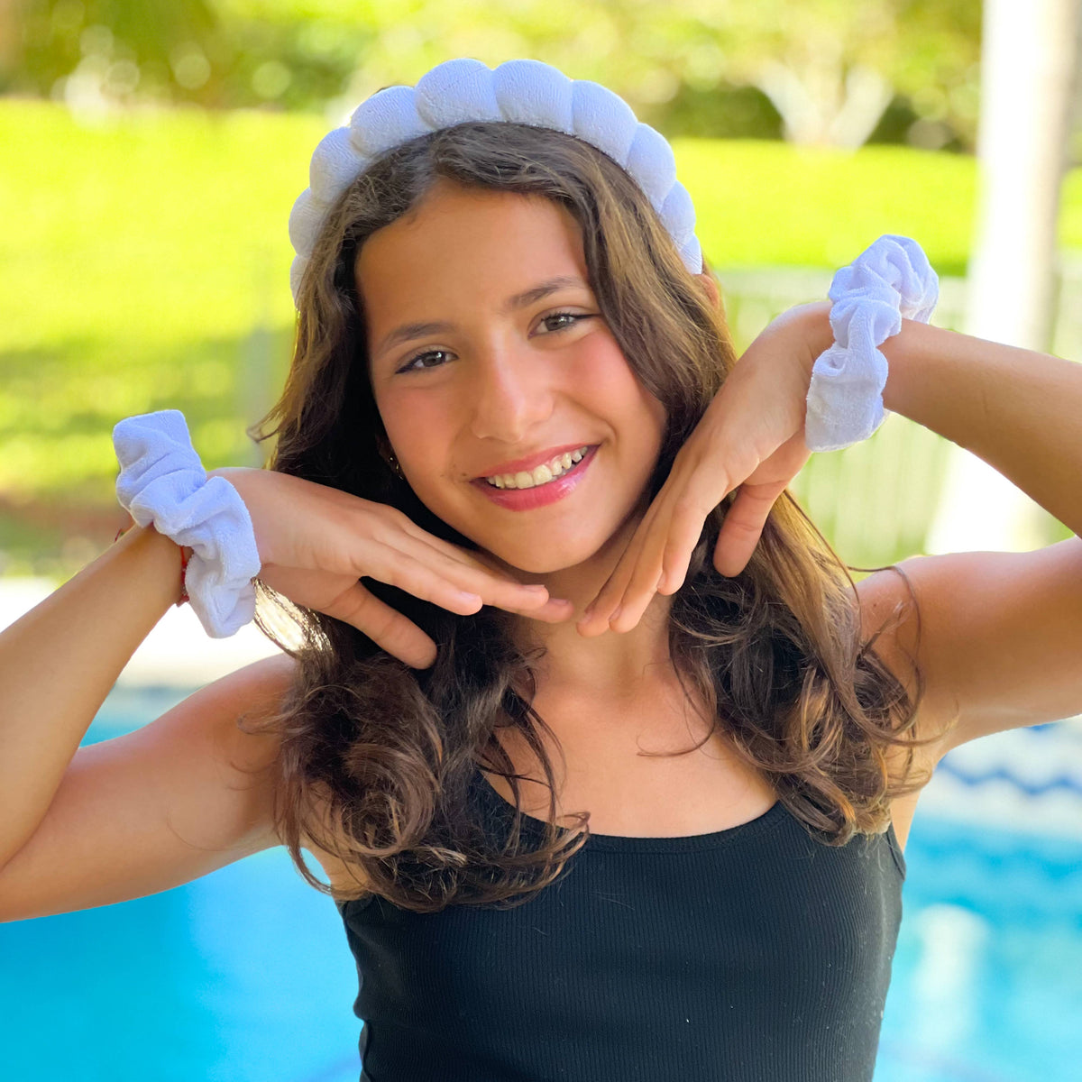 Spa Headband with Scrunchies