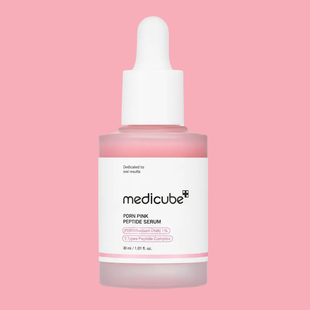 PDRN Pink Peptide Brightening Glow Serum 30ml - Collagen Hydrating & Firming Essence for Radiant Skin | Moisturizing Anti Dullness Facial Serum