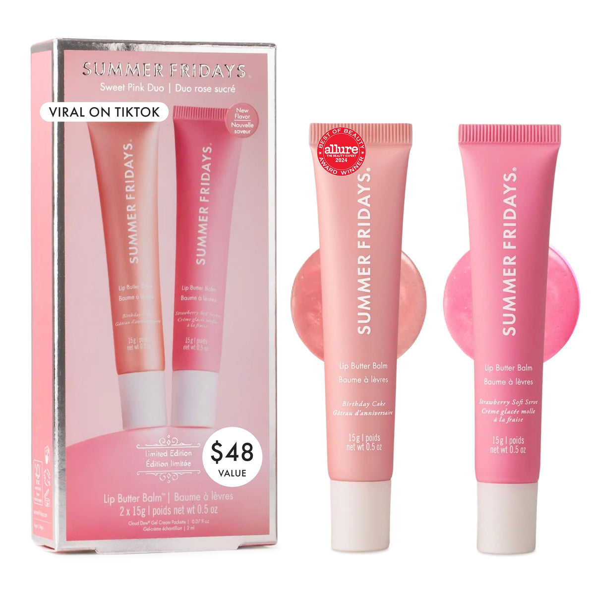 Summer Fridays Lip Butter Balm - Moisturizing Lip Gloss