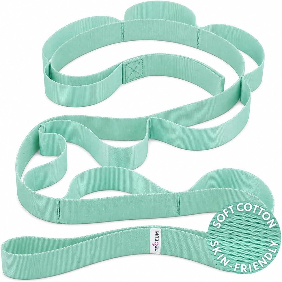 Stretching Strap with 10 Loops – Physical Therapy & Rehab Exercise