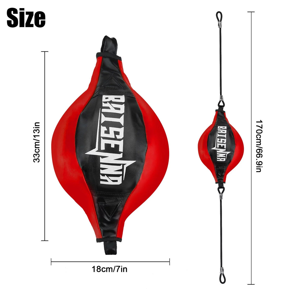 Double End Boxing Speed Bag – Punch & Dodge Training Ball