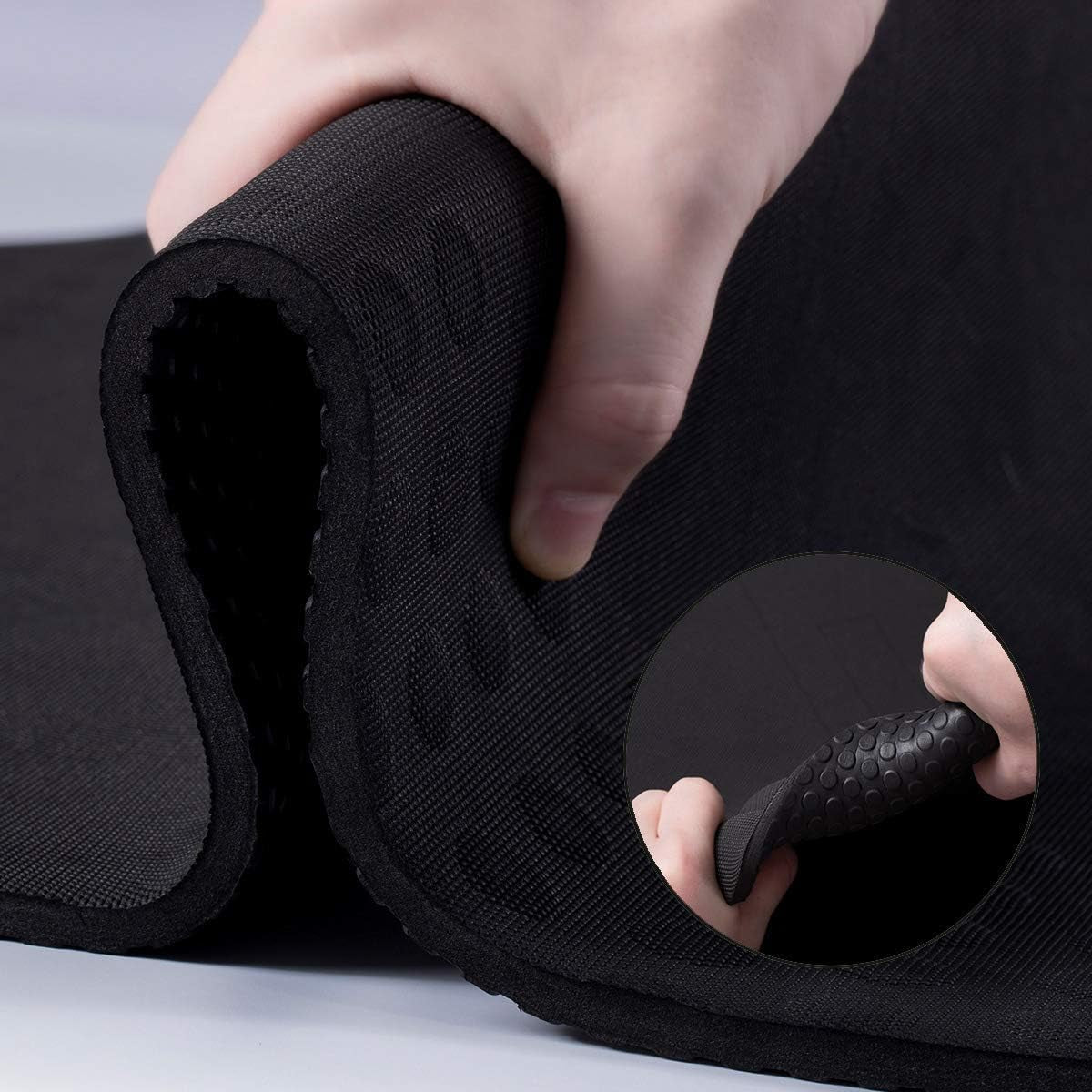 JELS Extra-Thick TPE Yoga Mat – 2/5" Non-Slip 72×26" with Strap