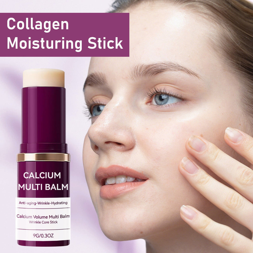 Multifunctional Collagen Firming Moisturizing Balm Stick 9g – Hydrating Face & Skin Repair Multi Balm | Anti Dryness & Skin Tightening Cream Stick