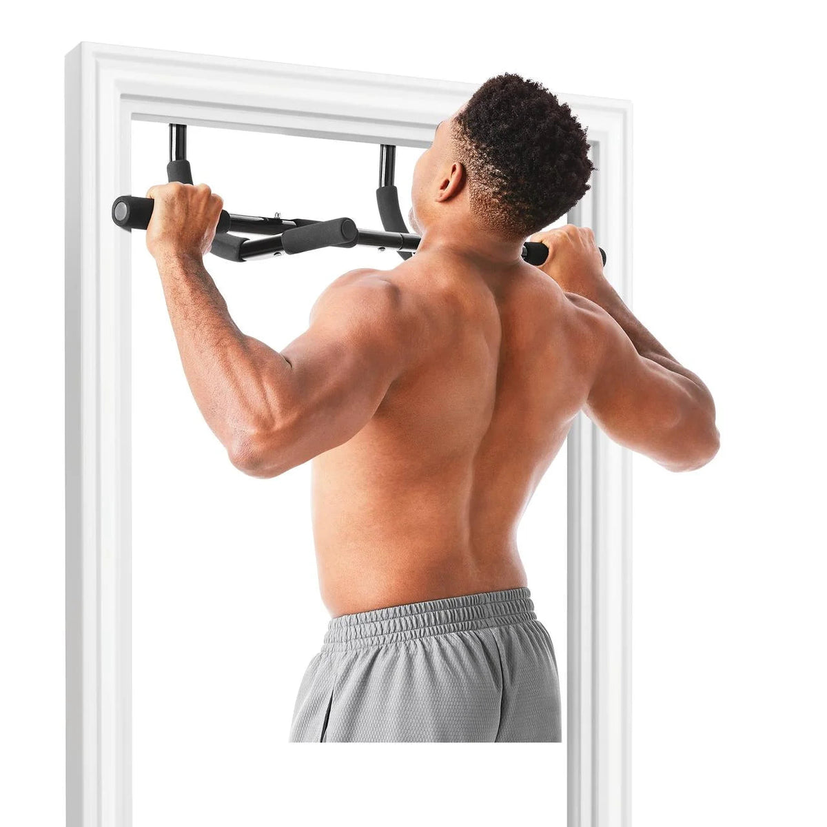 Multi-Function Doorframe Pull-Up Bar – Black