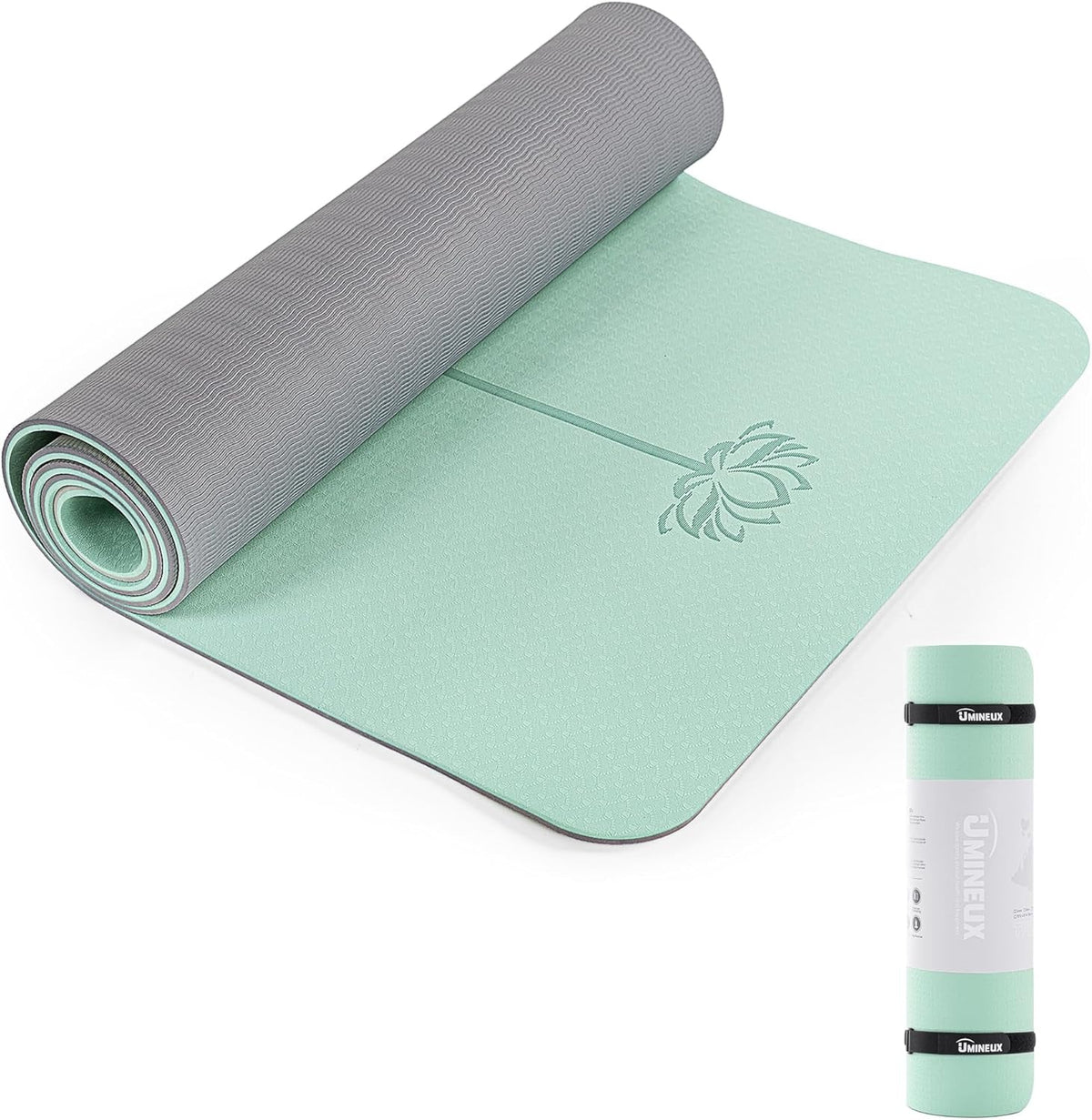 Extra-Thick TPE Yoga Mat – Non-Slip Mat with Sling & Storage Bag