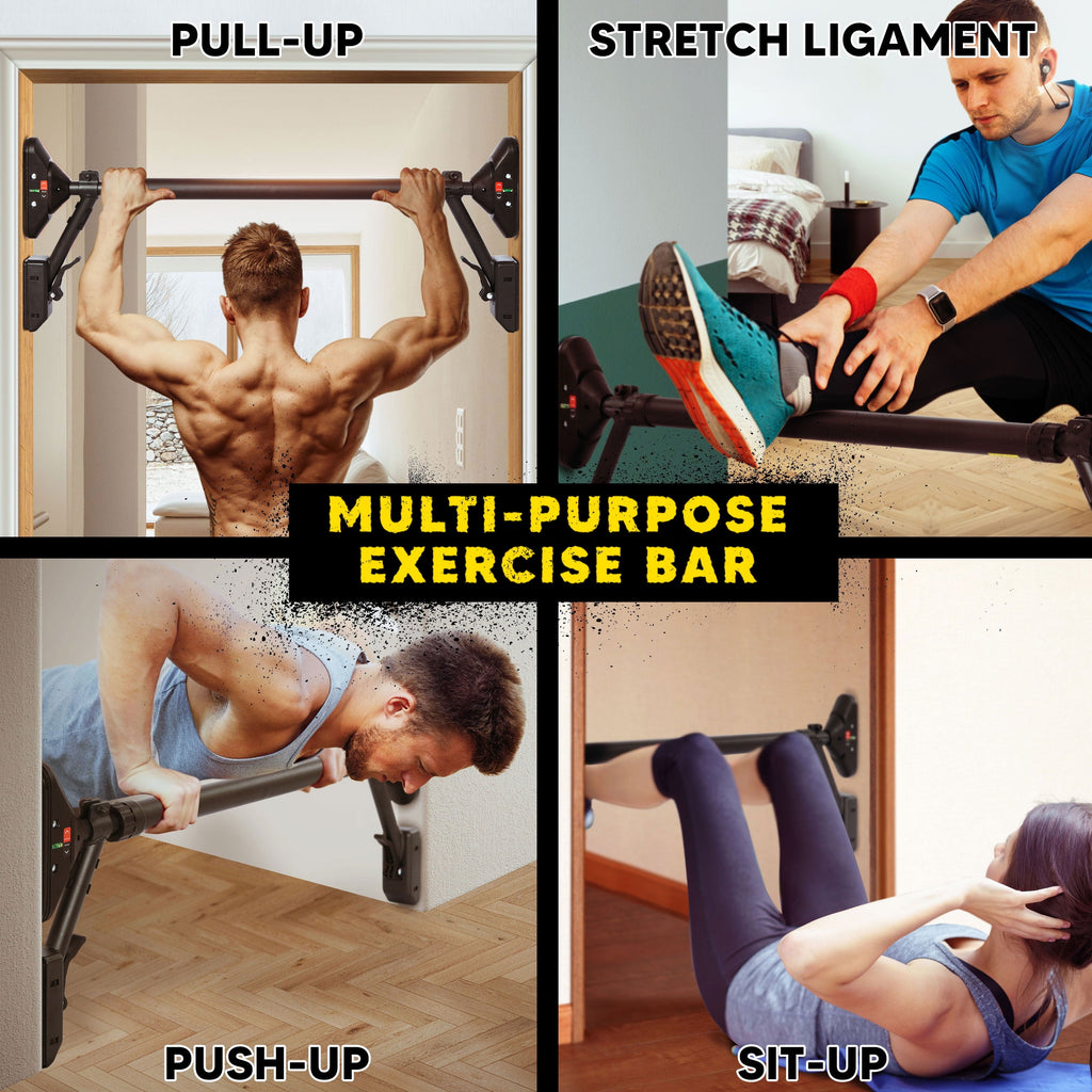Pull-Up & Chin-Up Bar – Two-Way Support Upper Body Trainer