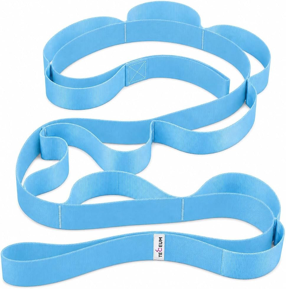 Stretching Strap with 10 Loops – Physical Therapy & Rehab Exercise