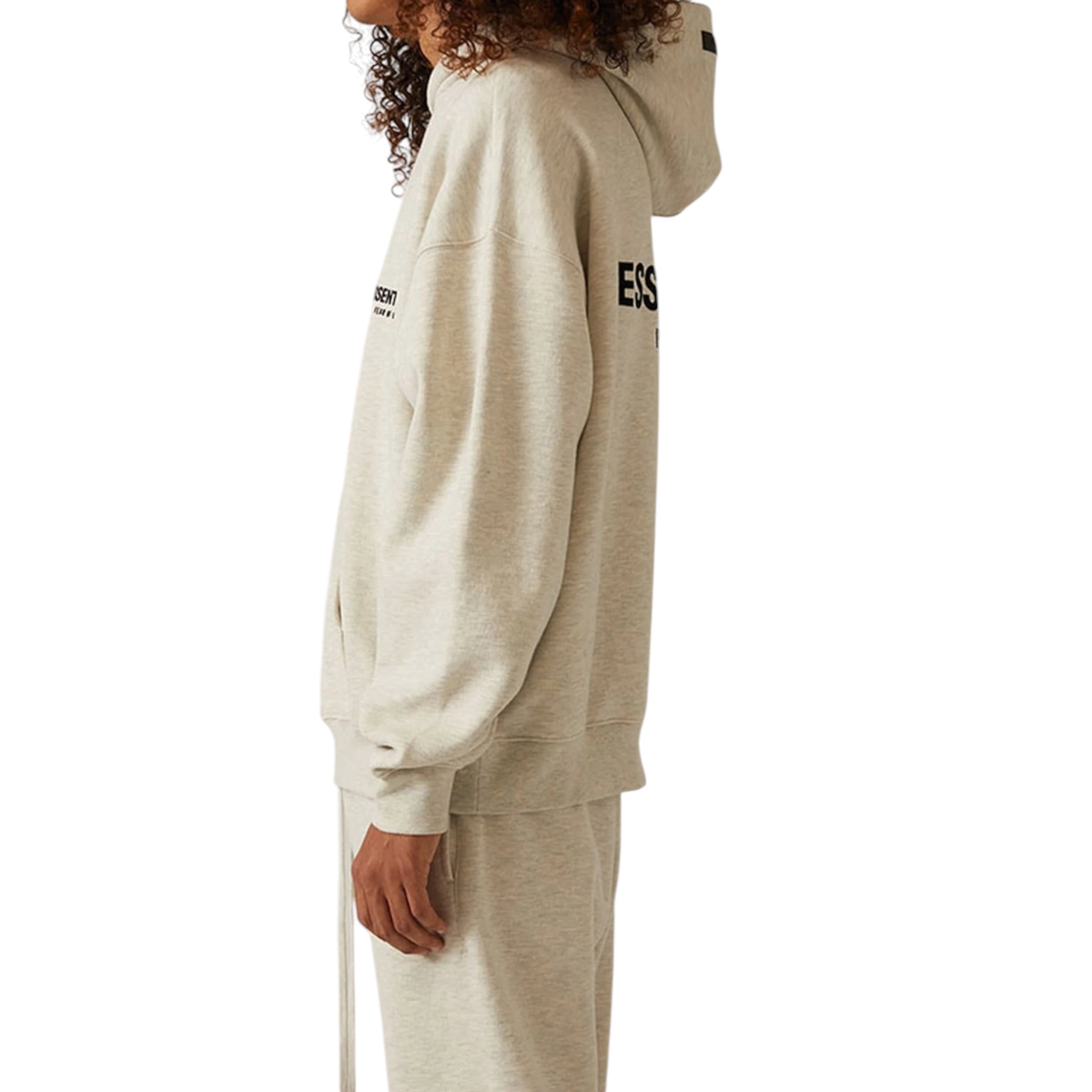 Fear of God Essentials Kids Essentials Hoodie 'Light Oatmeal'