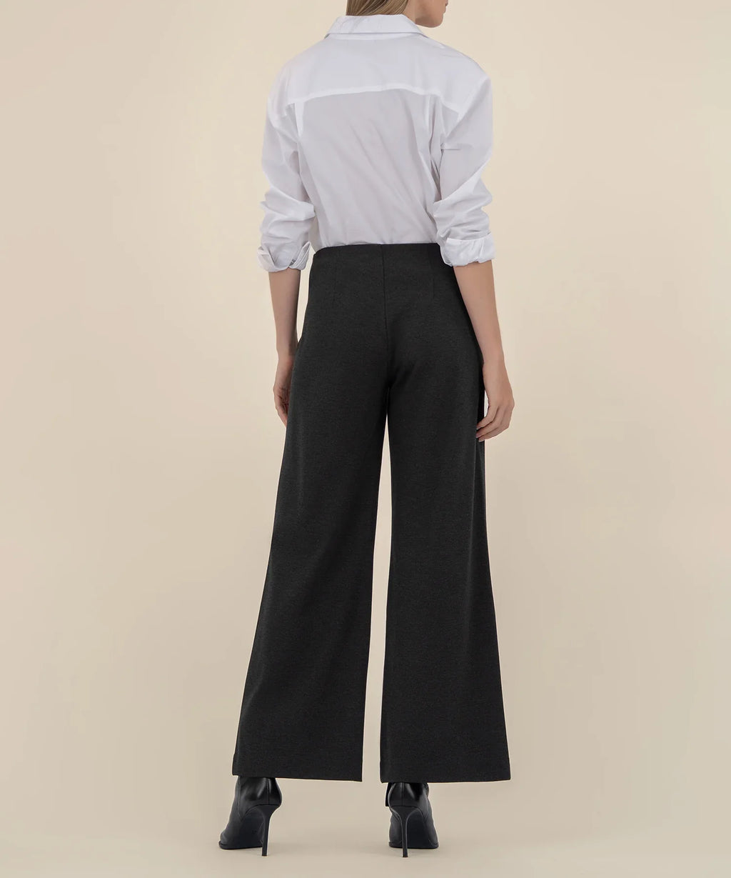 Meg Ponti High Rise Wide Leg Trouser