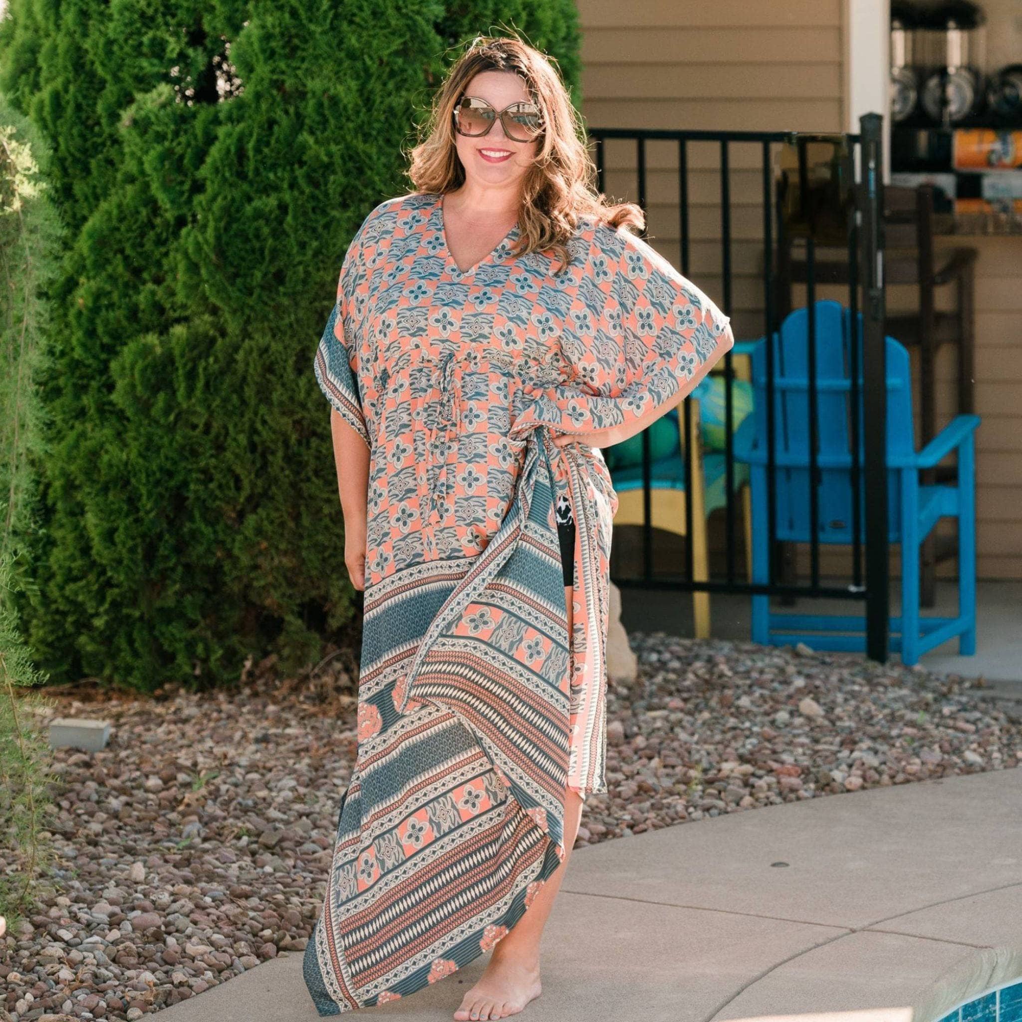 Surplus Sale Aanya Adjustable Long Kaftan Dress