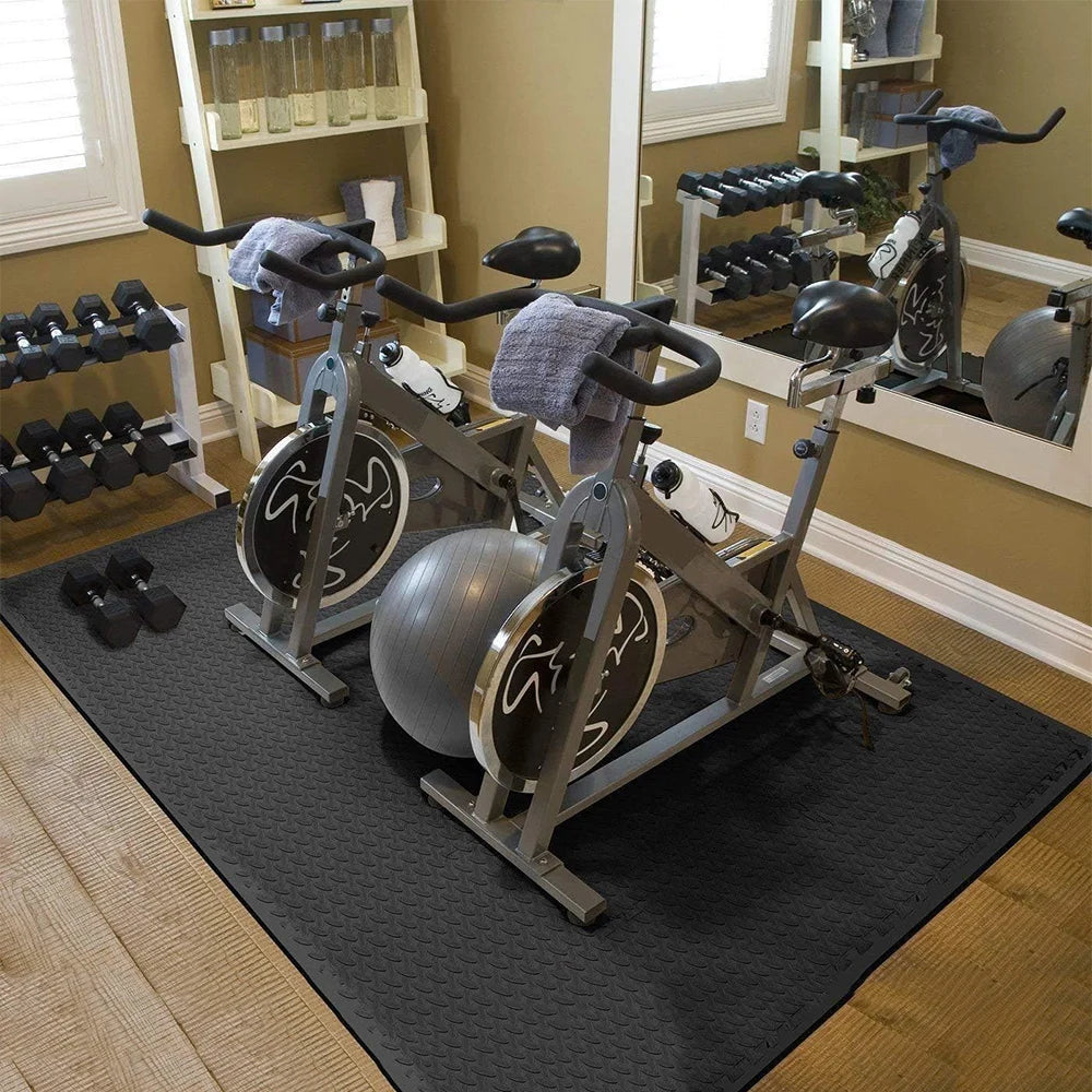 EVA Puzzle Fitness Mat – Interlocking Non-Slip Foam Floor Tiles