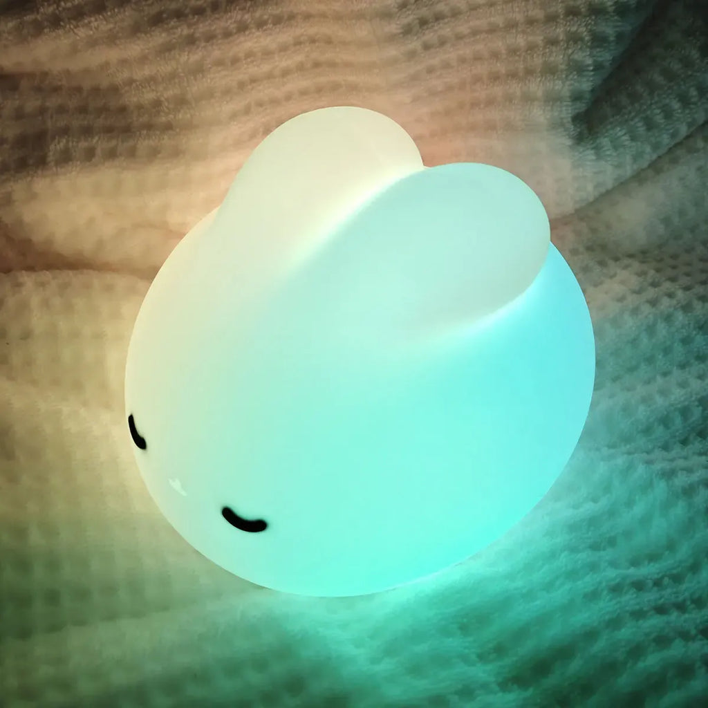 Bunny Silicone Night Light – Soft LED Lamp for Kids Room, Nursery or Gifts