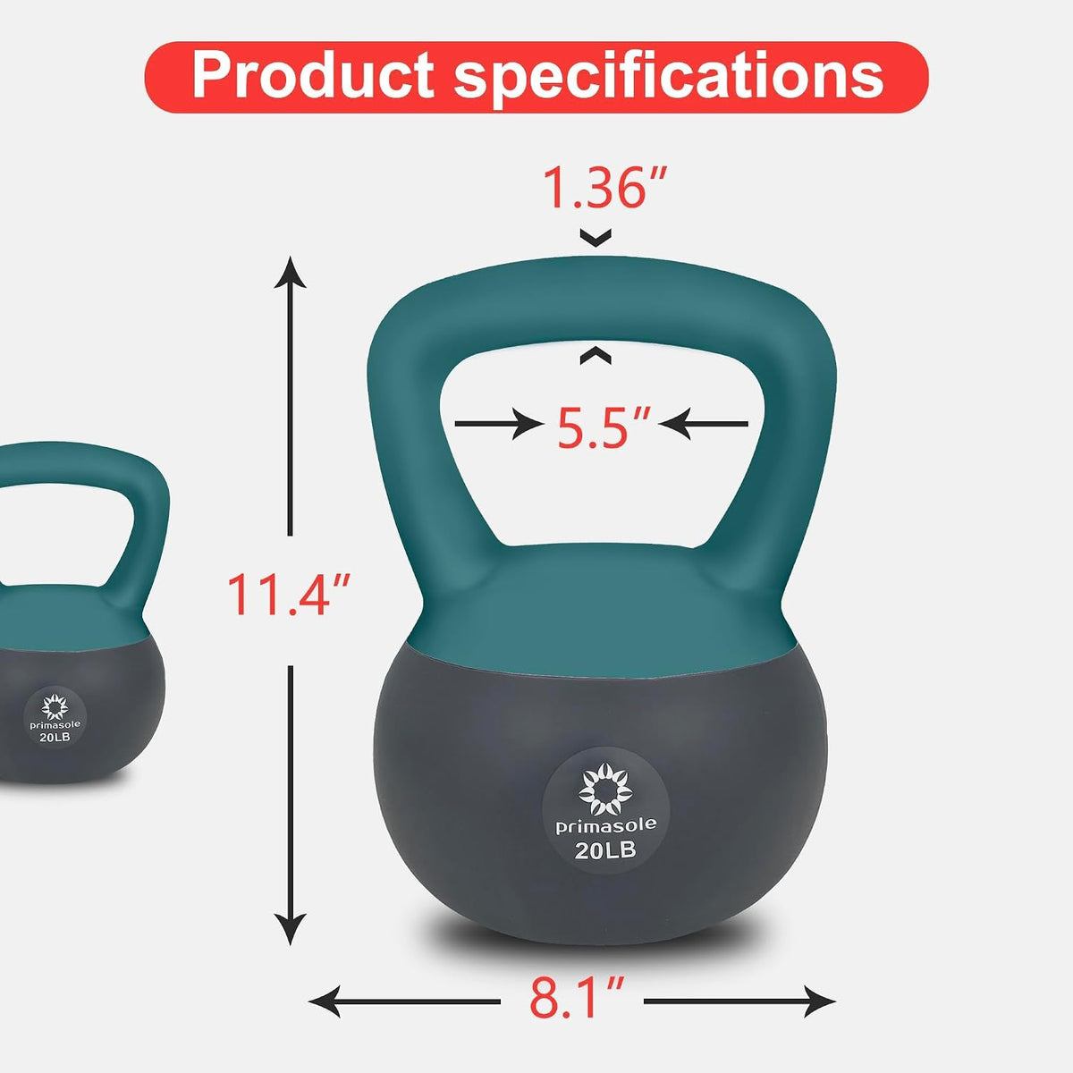 Soft Kettlebell – Neoprene Anti-Slip Grip for Home Workouts