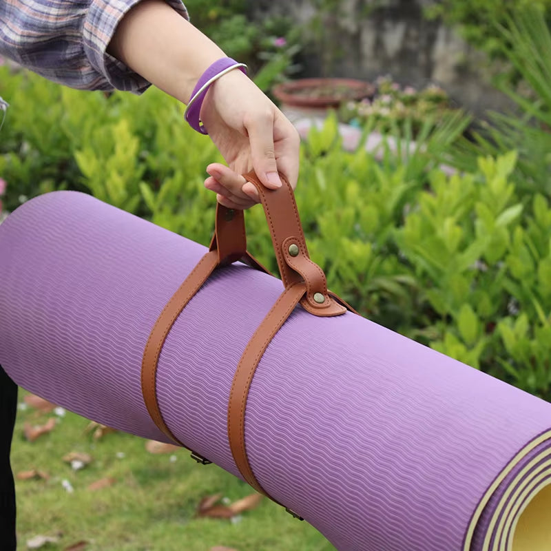 Adjustable Yoga Mat Strap – Sling Carrier for Easy Transport