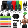 23-Piece Resistance Bands Set – 5 Stackable Exercise Bands