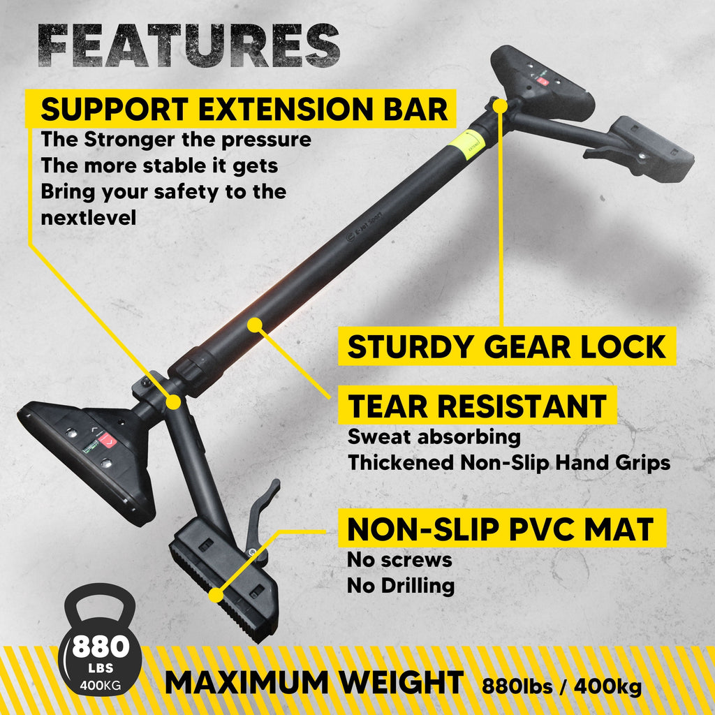Pull-Up & Chin-Up Bar – Two-Way Support Upper Body Trainer