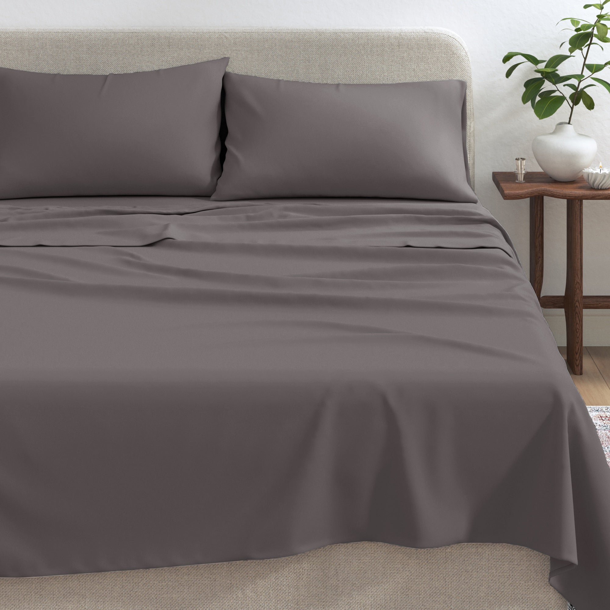 Viscose from Bamboo & Cotton Blend Jersey Knit Sheets