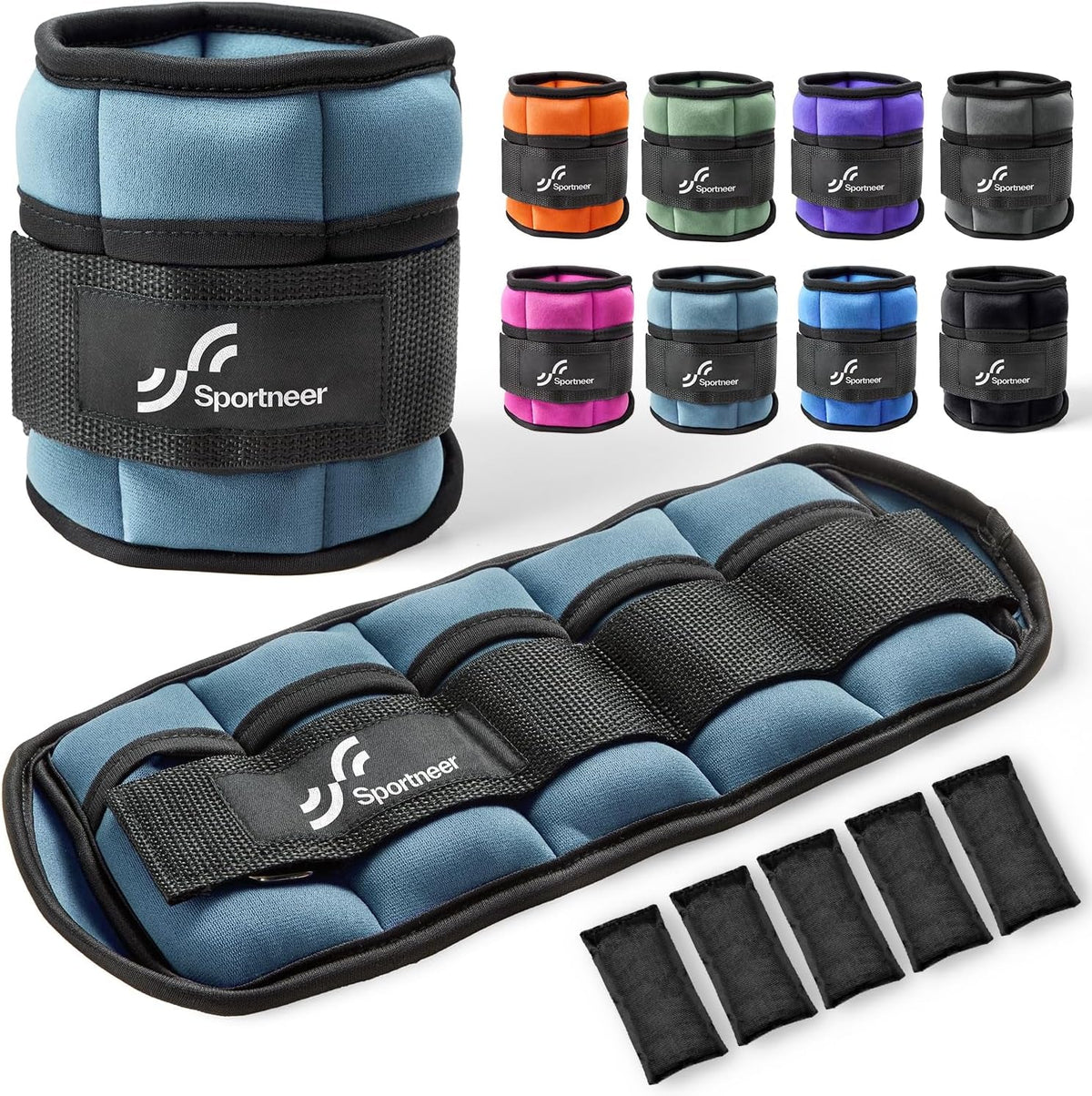 Adjustable Ankle & Wrist Weights – 4LB/13LB Pair for Women