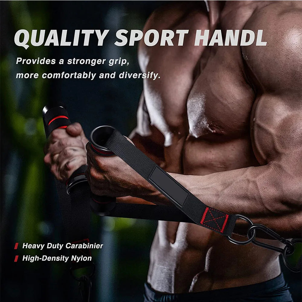 Exercise Handles – Heavy-Duty Cable Machine & Resistance Attachments