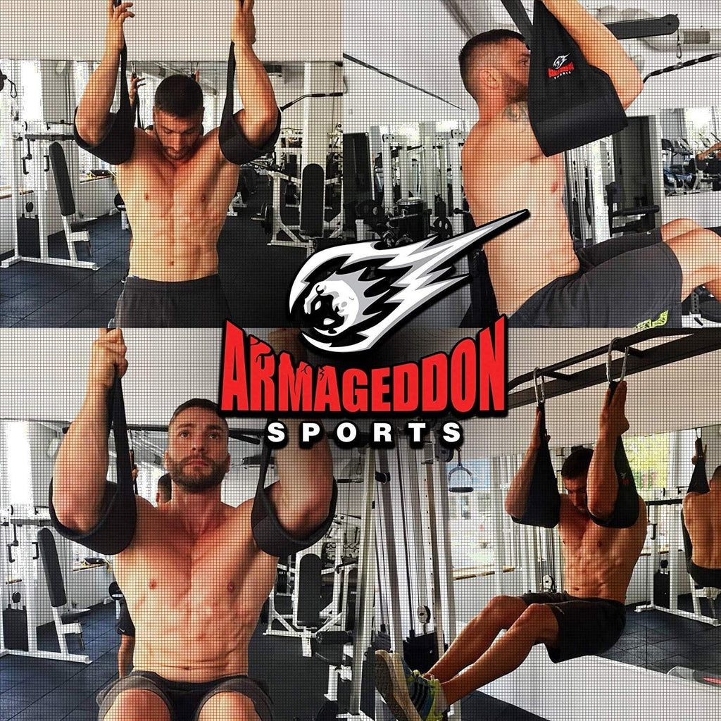 Premium Ab Slings Straps – Heavy-Duty Hanging Leg Raise Pair
