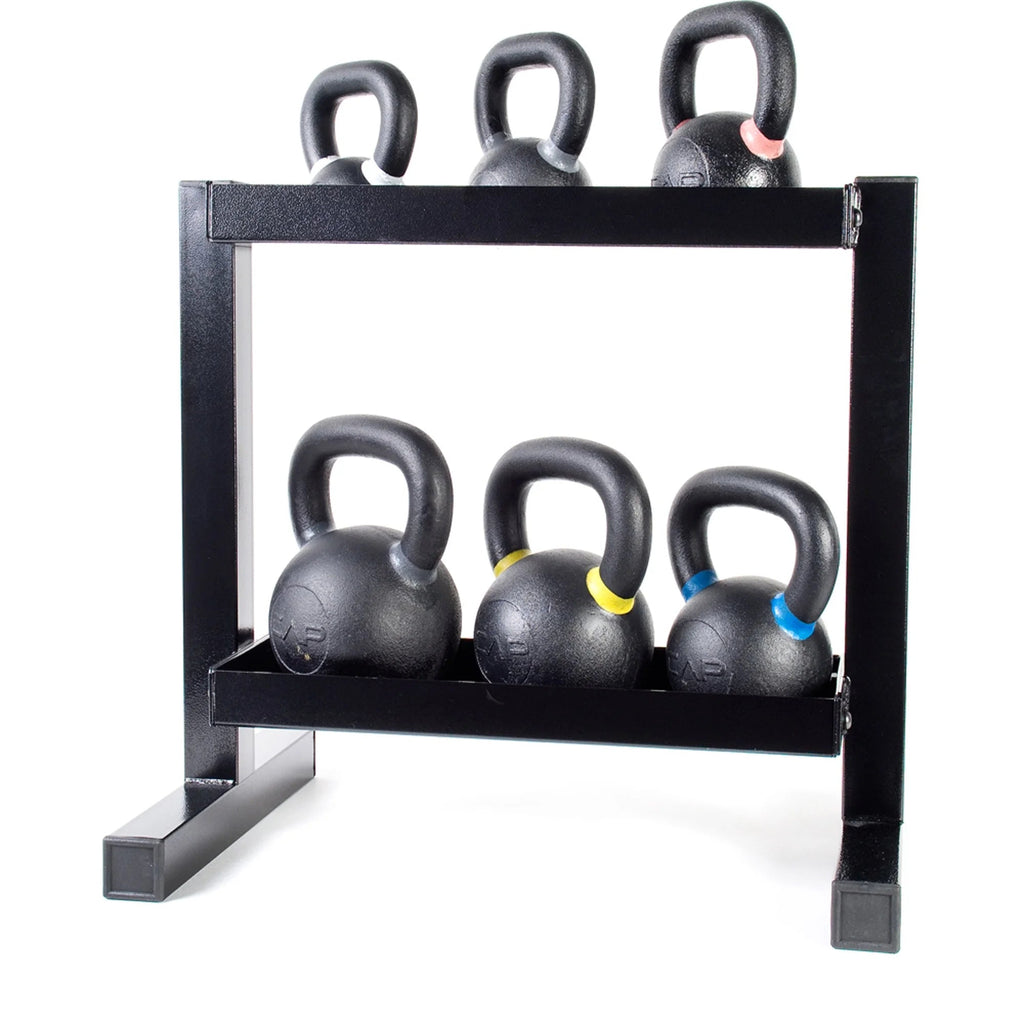 Barbell & Kettlebell Rack – Space-Saving Home Gym Storage