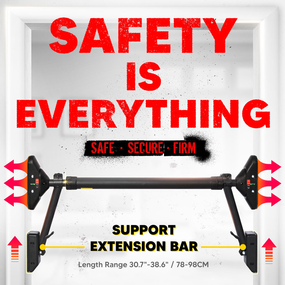 Pull-Up & Chin-Up Bar – Two-Way Support Upper Body Trainer