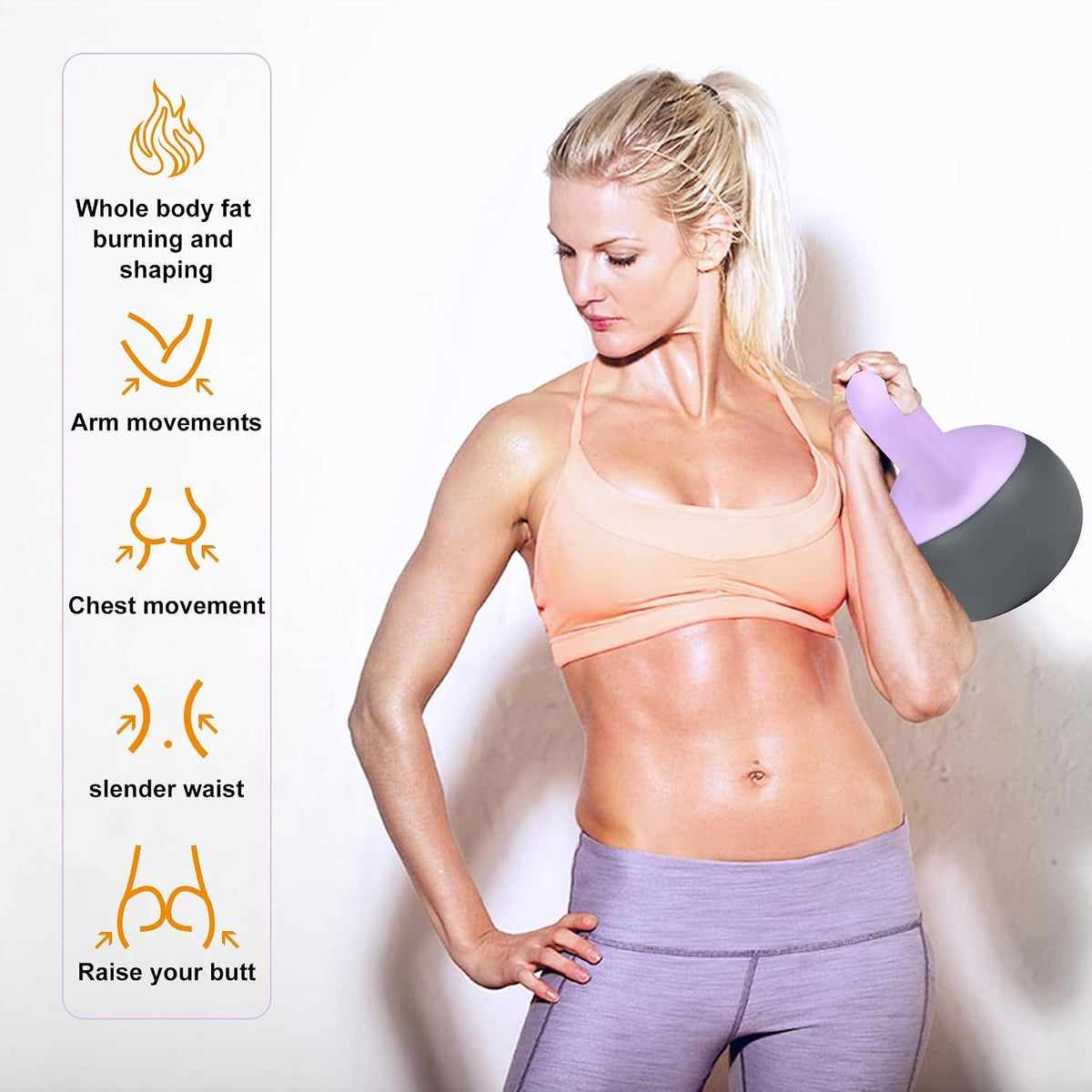 Soft Kettlebell – Neoprene Anti-Slip Grip for Home Workouts