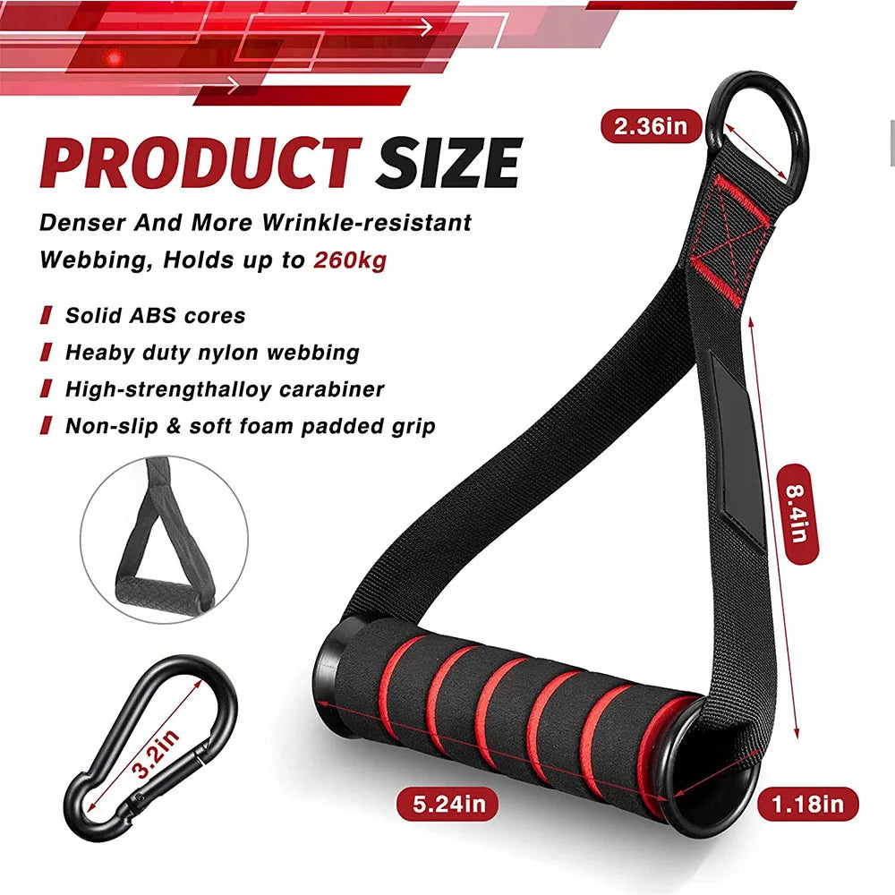 Exercise Handles – Heavy-Duty Cable Machine & Resistance Attachments