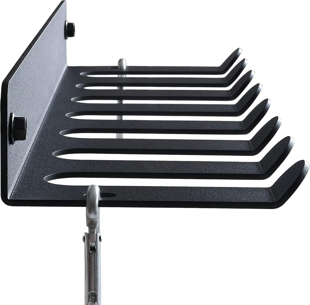 Heavy-Duty Gym Storage Rack – Wall-Mount Resistance Band & Barbell Rack