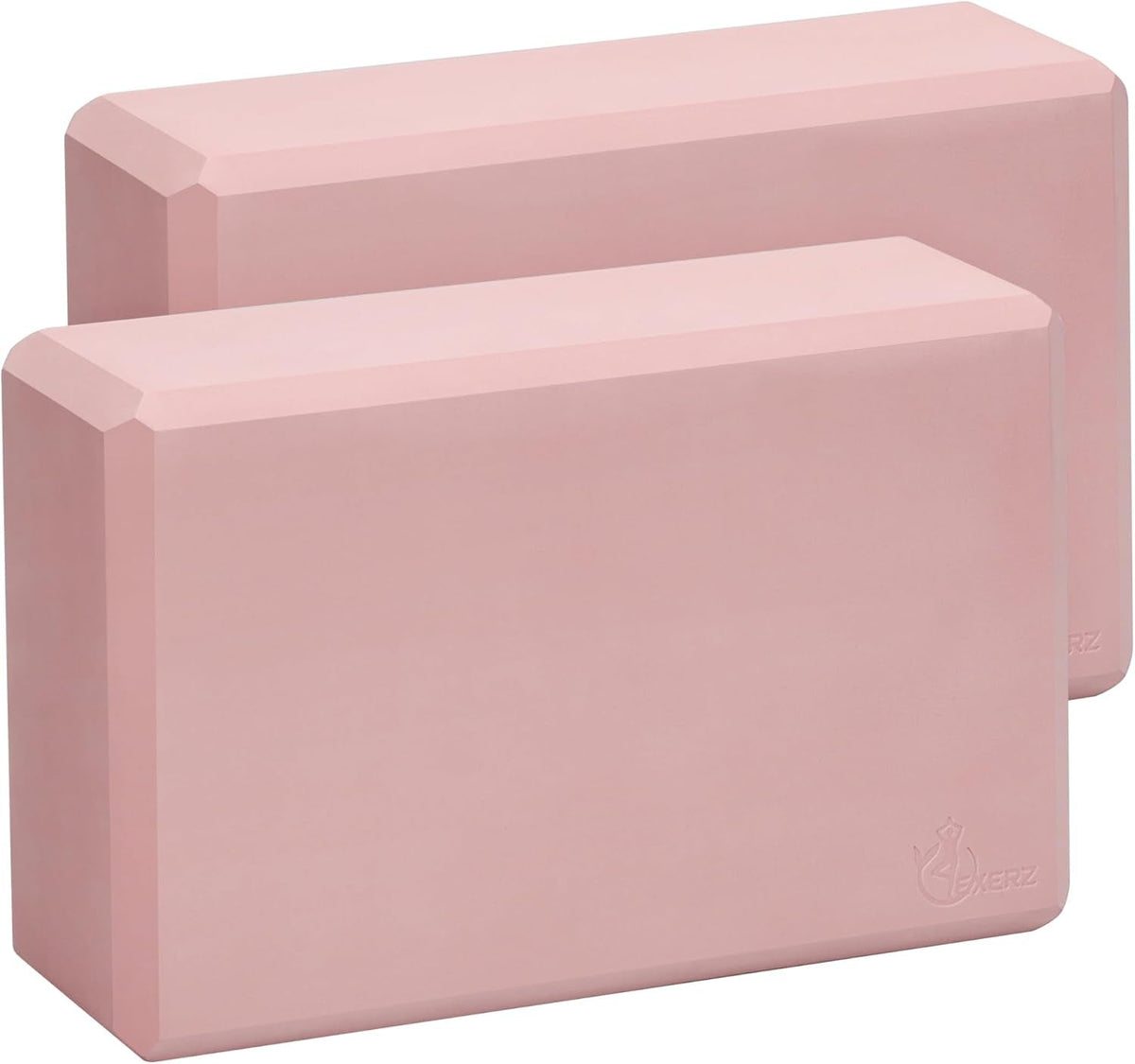 Yoga Blocks 2-Pack – Non-Slip Fitness & Pilates Blocks for Stretching
