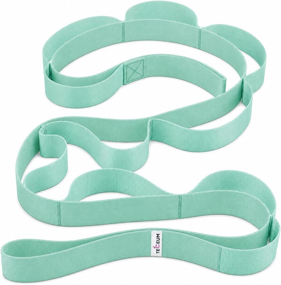 Stretching Strap with 10 Loops – Physical Therapy & Rehab Exercise