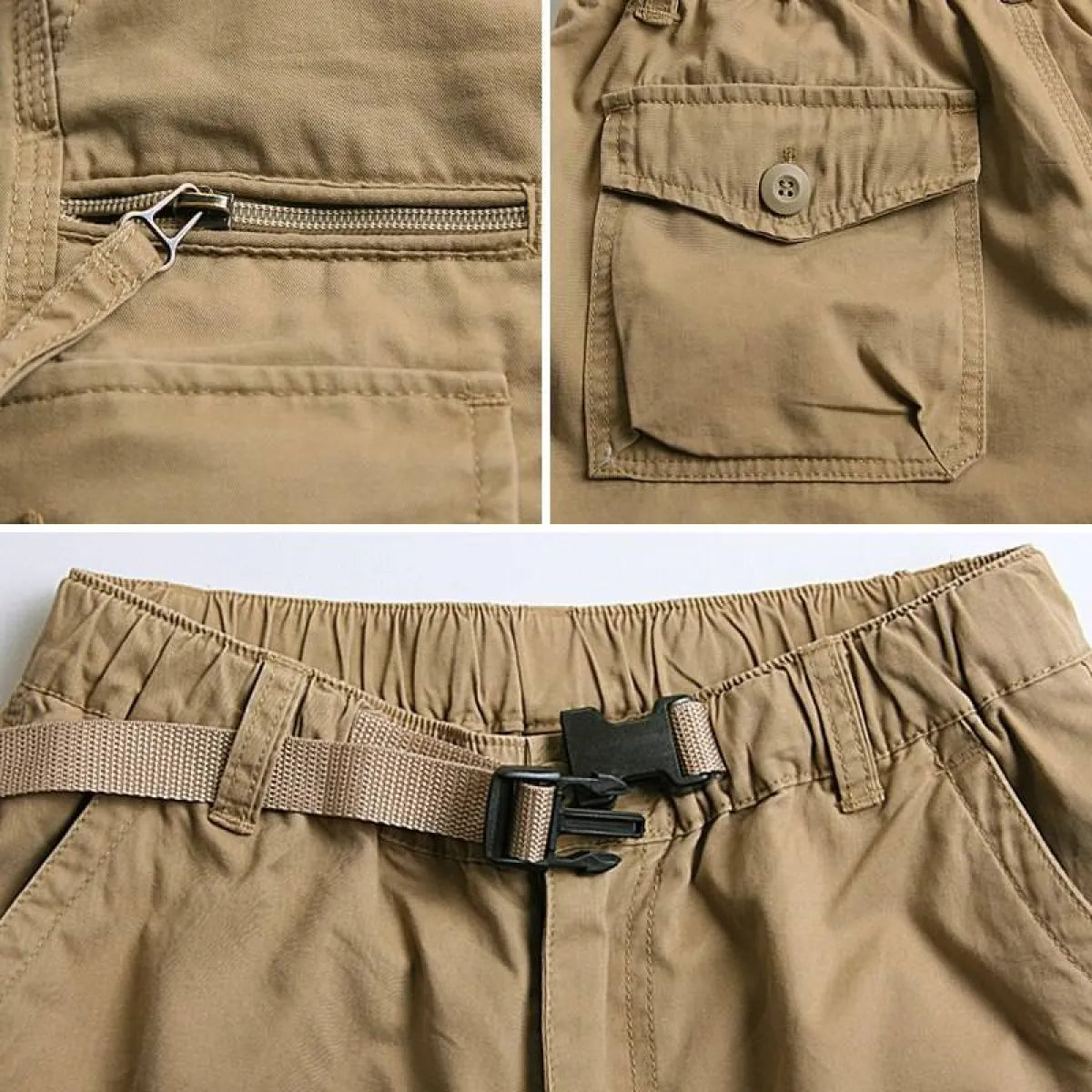 Multi Pocket Capris
